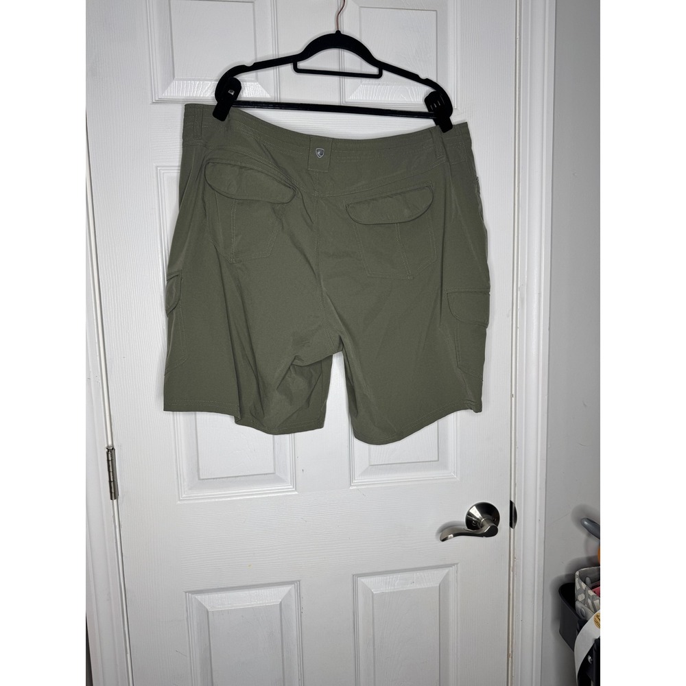 KUHL‎ Womans Freeflex Cargo Shorts Army Green Size 20W - Picture 8 of 10